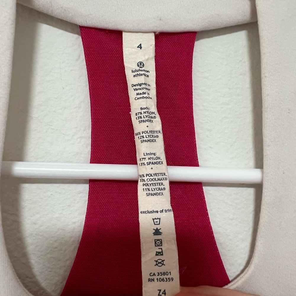 Lululemon Athletica Scoop Neck Racerback Tank - Picture 2 of 8